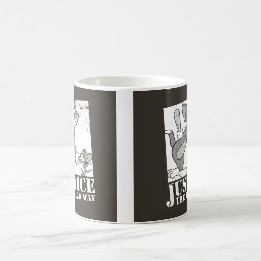 Tom und Jerry justieren hart Kaffeetasse (Mittel)