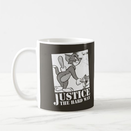 Tom und Jerry justieren hart Kaffeetasse (Links)
