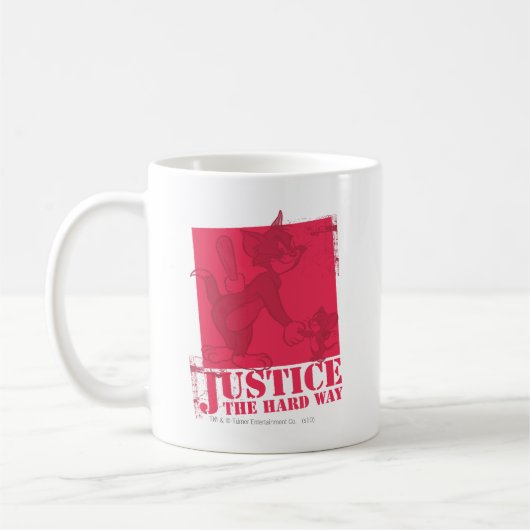 Tom und Jerry justieren hart Kaffeetasse (Links)