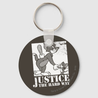 Tom und Jerry justieren hart Schlüsselanhänger