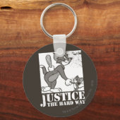 Tom und Jerry justieren hart Schlüsselanhänger (Vorderseite)