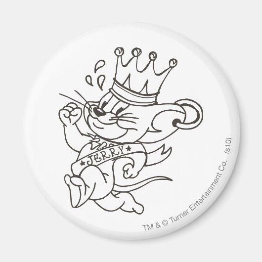 Tom und Jerry King Jerry Magnet (Vorne)