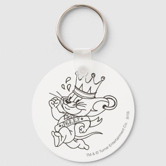 Tom und Jerry King Jerry Schlüsselanhänger (Vorderseite)