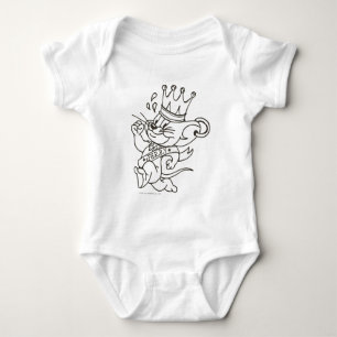Tom-und Jerry-König Jerry Baby Strampler