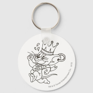 Tom-und Jerry-König Jerry Schlüsselanhänger