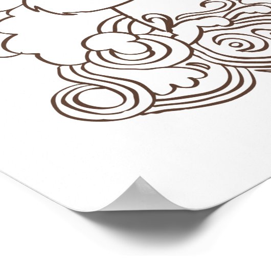 Tom und Jerry Kontur Poster (Ecke)