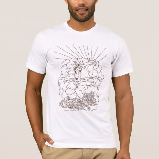 Tom und Jerry Kontur T-Shirt