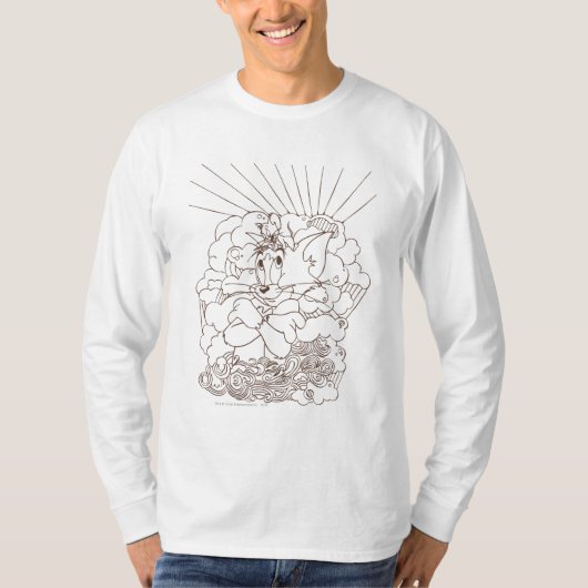 Tom und Jerry Kontur T-Shirt (Vorderseite)