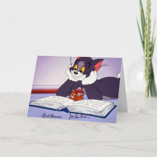 Tom- und Jerry-Lesebuch signiert Karte