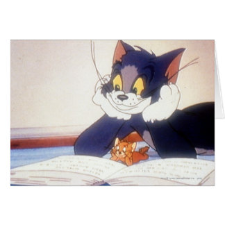 Tom und Jerry lesen ein Buch