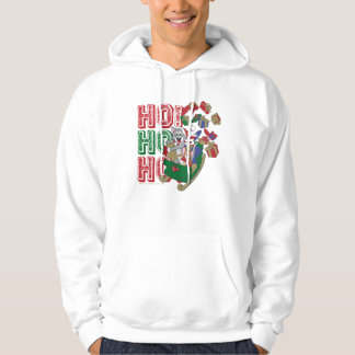 Tom und Jerry liefern Geschenke in einem Schlitten Hoodie