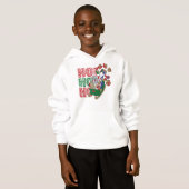 Tom und Jerry liefern Geschenke in einem Schlitten Hoodie (Vorne ganz)