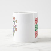 Tom und Jerry liefern Geschenke in einem Schlitten Jumbo-Tasse (Vorderseite)