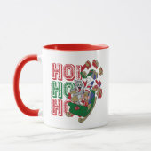 Tom und Jerry liefern Geschenke in einem Schlitten Tasse (Links)