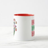 Tom und Jerry liefern Geschenke in einem Schlitten Tasse (Zentrum)