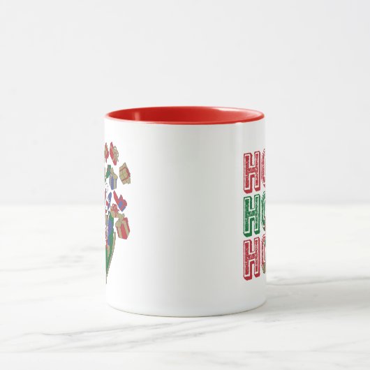 Tom und Jerry liefern Geschenke in einem Schlitten Tasse (Zentrum)