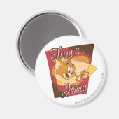 Tom und Jerry-Logo 2 Magnet (Vorderseite/Rückseite)