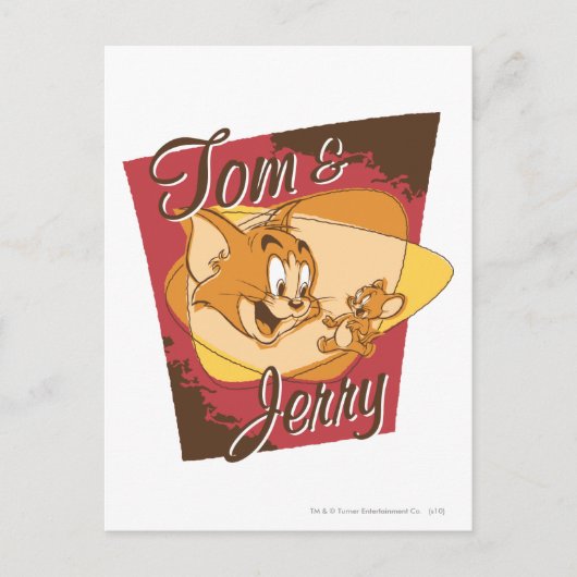 Tom und Jerry-Logo 2 Postkarte (Vorderseite)