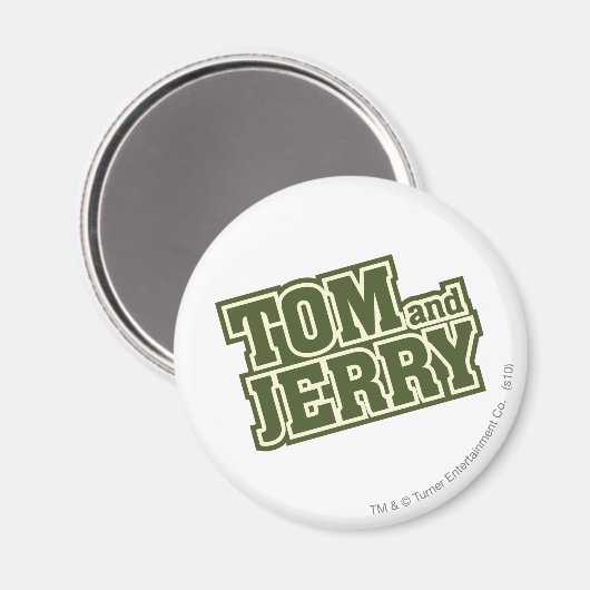 Tom und Jerry-Logo 3 Magnet (Vorderseite/Rückseite)