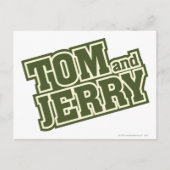 Tom und Jerry-Logo 3 Postkarte (Vorderseite)