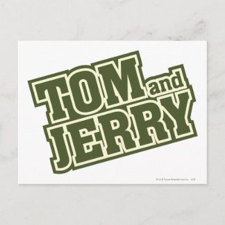 Tom und Jerry-Logo 3 Postkarte