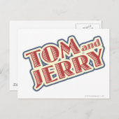 Tom- und Jerry-Logo Postkarte (Vorne/Hinten)