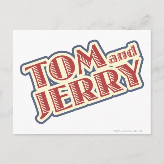 Tom- und Jerry-Logo Postkarte (Vorderseite)