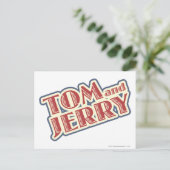 Tom- und Jerry-Logo Postkarte (Stehend Vorderseite)