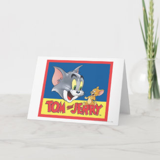 Tom- und Jerry-Logo schattiert Karte