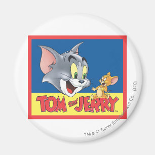 Tom und Jerry-Logo schattig Magnet