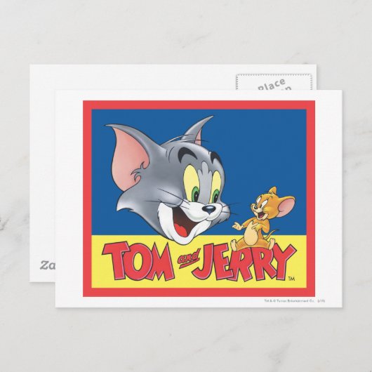 Tom und Jerry-Logo schattig Postkarte (Vorne/Hinten)
