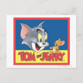 Tom und Jerry-Logo schattig Postkarte (Vorderseite)