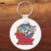 Tom-und-Jerry-Logo Schlüsselanhänger (Rückseite)