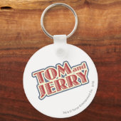Tom- und Jerry-Logo Schlüsselanhänger (Vorderseite)