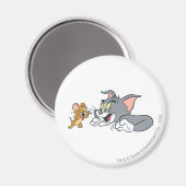 Tom und Jerry machen Gesichter Magnet (Vorderseite/Rückseite)