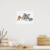 Tom und Jerry machen Gesichter Poster (Küche)