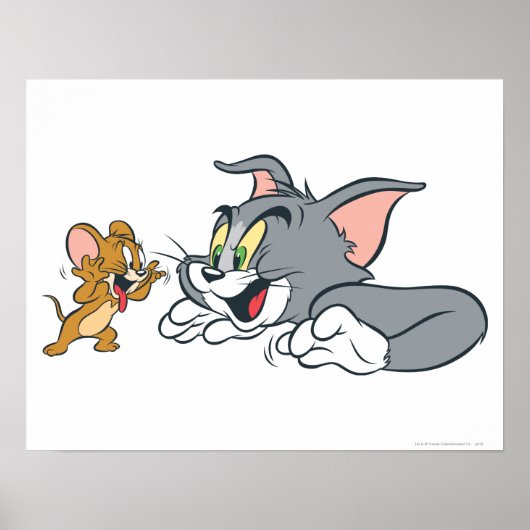 Tom und Jerry machen Gesichter Poster (Vorne)