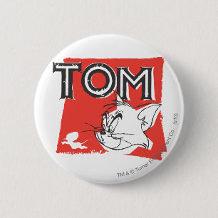 Tom und Jerry Mad Cat Button