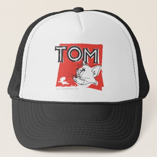 Tom und Jerry Mad Cat Truckerkappe (Vorderseite)