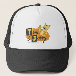 Tom- und Jerry-Maus im Tatzen-Logo Truckerkappe