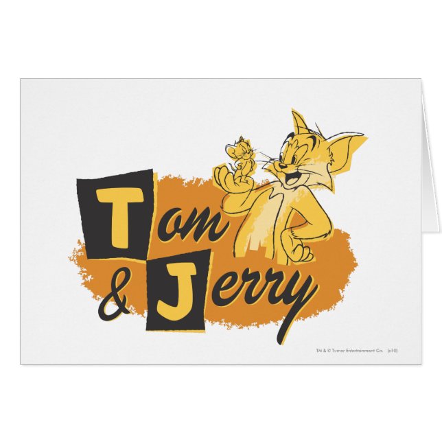 Tom und Jerry Mouse in Paw-Logo (Vorderseite (Horizontal))