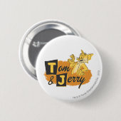 Tom und Jerry Mouse in Paw-Logo Button (Vorne & Hinten)