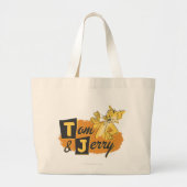 Tom und Jerry Mouse in Paw-Logo Jumbo Stoffbeutel (Vorne)