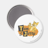 Tom und Jerry Mouse in Paw-Logo Magnet (Vorderseite/Rückseite)