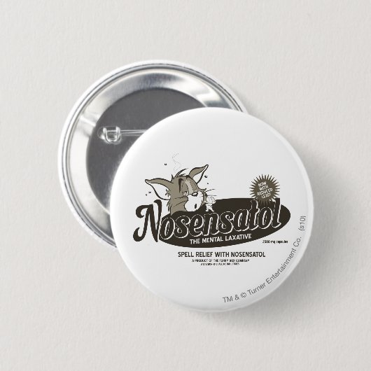 Tom und Jerry Nosensatol Button (Vorne & Hinten)