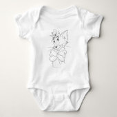 Tom und Jerry on Head Baby Strampler (Vorderseite)