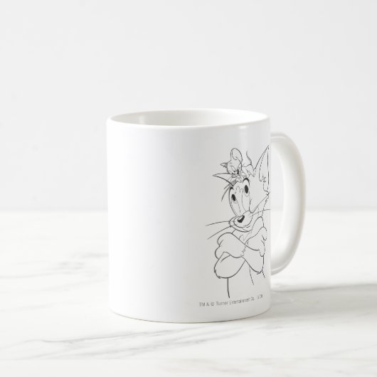 Tom und Jerry on Head Kaffeetasse (VorderseiteRechts)