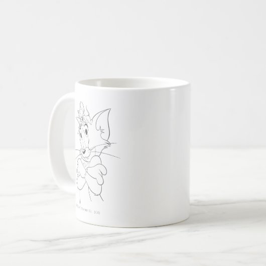 Tom und Jerry on Head Kaffeetasse (Vorderseite Links)