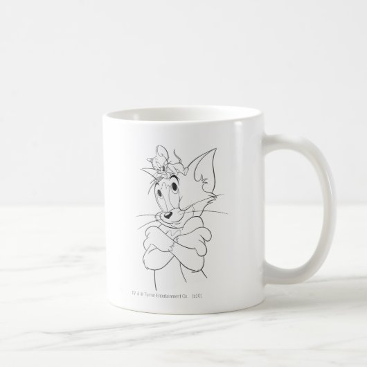 Tom und Jerry on Head Kaffeetasse (Rechts)