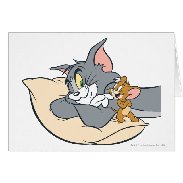 Tom und Jerry on Pillow (Vorderseite (Horizontal))